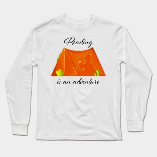 Fjallraven - adventure of reading Long Sleeve T-Shirt